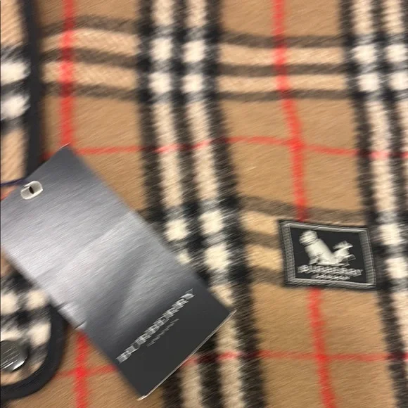 Burberry Tan Plaid Dog Coat - Picture 2 of 5